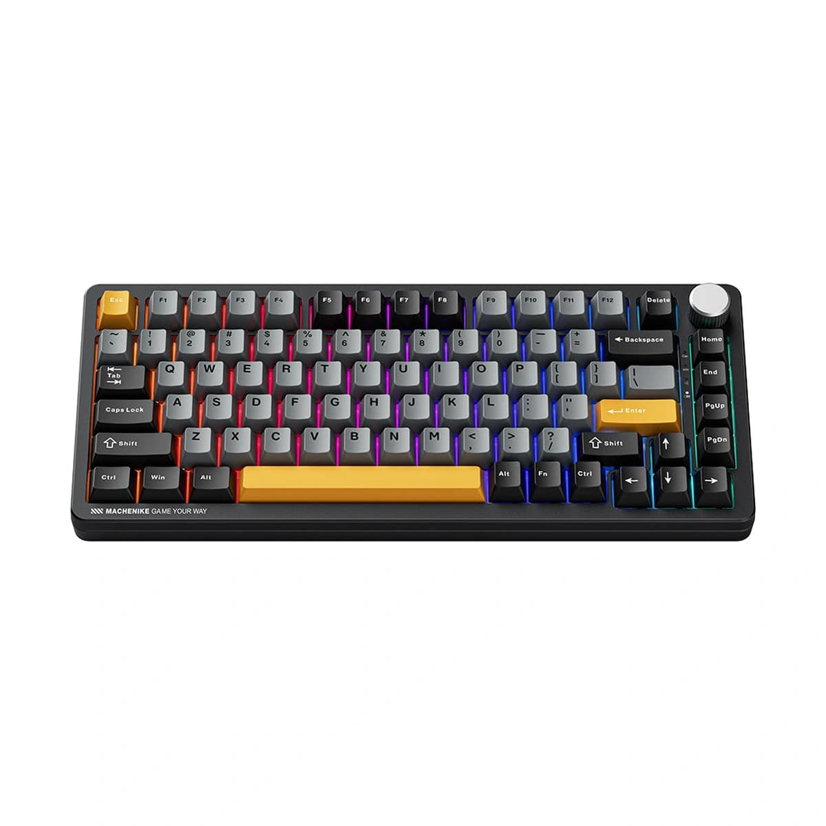 Teclado Mecânico Gamer Machenike K600-B82W Sem Fio
